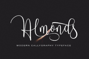 Almonds Script: A Modern Calligraphy Typeface for Authentic Design