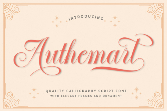 Authemart Script: The Creative Font for Your Next Project