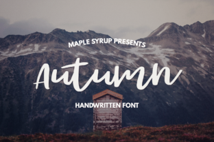 Autumn Script: A Handwritten Font with Modern Clarity