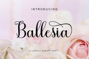 Ballesia Script: A Playful Dance for Your Brand Identity