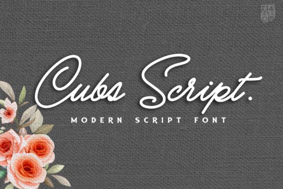 Cubs Script: Your Go-To Handwritten Font for Authentic Designs