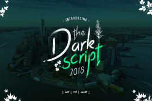Dark Script: Elevate Your Design with Stylish Calligraphy