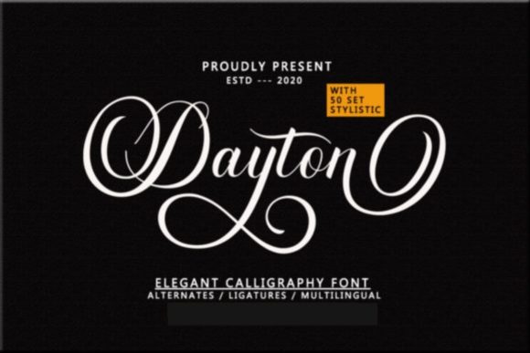 Dayton Script: A Guide to This Elegant Handwritten Font