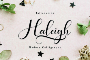 Haleigh Script: The Modern Calligraphy Font for Upscale Designs