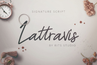 Lattravis Script: The Handwritten Font with a Signature Flow