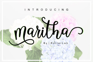 Maritha Script: A Modern Typeface for Elegant, Handcrafted Designs