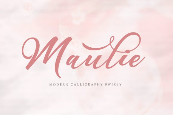 Maulie Script: The Modern Calligraphy Font for Elegant Designs
