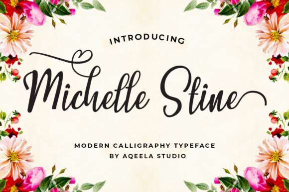 The Dance of Letters: Using Michelle Stine Script in Modern Design